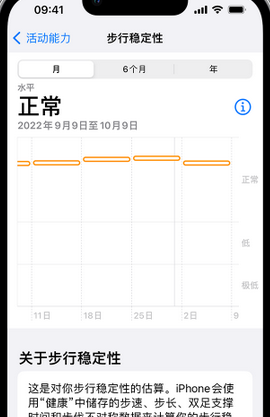 穆棱iPhone手机维修如何在iPhone开启'步行稳定性通知'