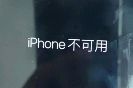 穆棱苹果服务网点分享锁屏界面显示“iPhone 不可用”如何解决 