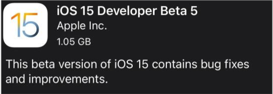 穆棱苹果手机维修分享如何升级到iOS15.0 beta5 